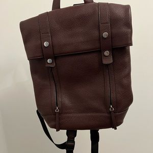 treasure and bond leather backpack